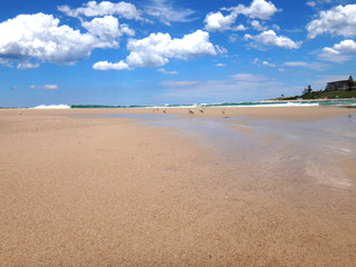 Waterfront scene of The Entrance, NSW Central Coast Australia.