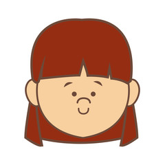 woman young expression avatar face