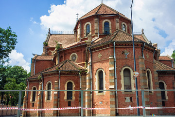 Obraz premium ベトナム ホーチミン サイゴン大教会 (聖母マリア教会)