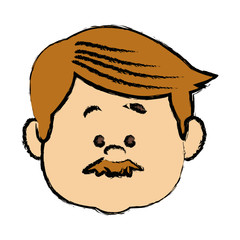 man people icon avatar adult person face viewed from front