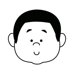 cartoon profile boy little avatar people young