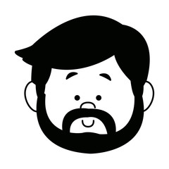 cartoon face man person avatar male profile