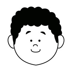cartoon face man person avatar male profile