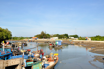 A coastal suburban district of Ho Chi Minh City, Vietnam. With white sandy, delicious seafoods, Can...