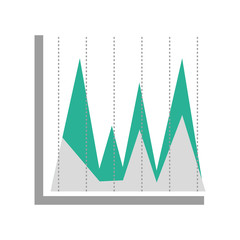 Statistics bars graphic