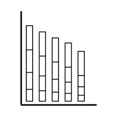 Statistics bars graphic