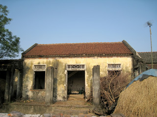 Fototapeta na wymiar house in Rural Vietnam