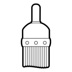 large paint brush icon image