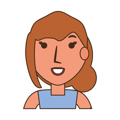 Obraz premium Young woman cartoon