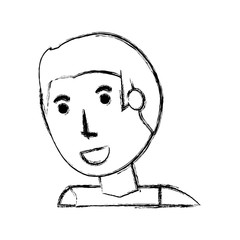 Young man cartoon