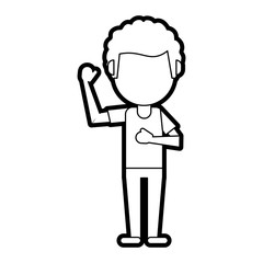 man vector illustration