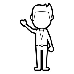 man vector illustration