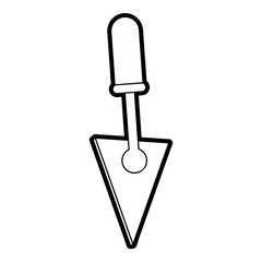 trowel vector illustration