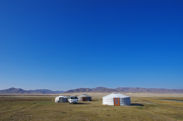 モンゴルの代表的な住居であるゲル