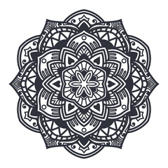 Mandala Ornament Yoga Decorative Pattern Tribal Logo Vector Business Template 