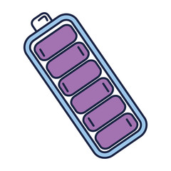 battery level isolated icon vector illustration design