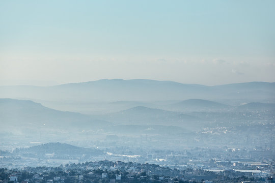 Eastern Athens as seen From  Pendeli