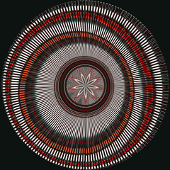 Abstract image, colorful graphics, tapestry