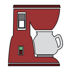 coffee machine isolated icon vector illustration design