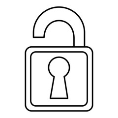 safe secure padlock icon vector illustration design