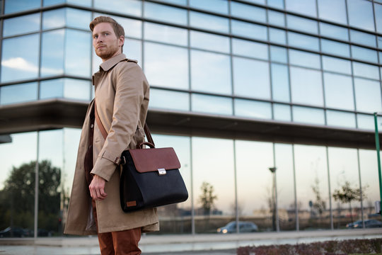 Young Businessman Outdoors