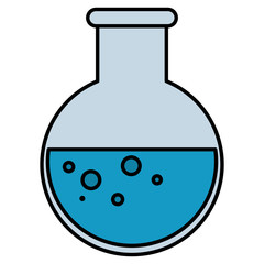 tube test isolated icon vector illustration design