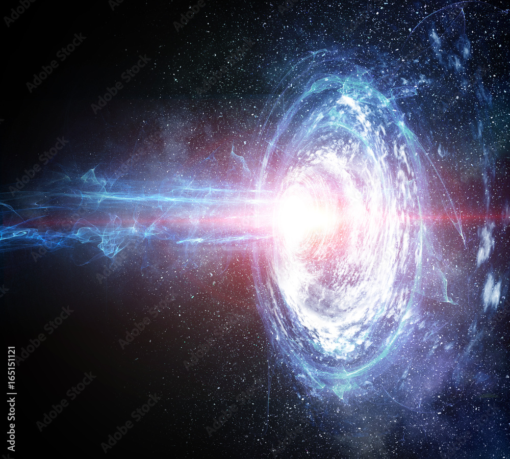 Wall mural space galaxy background