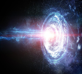 Fototapeta premium Space galaxy background