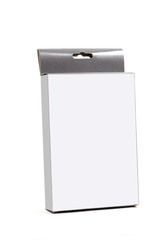 Package box mockup template isolated