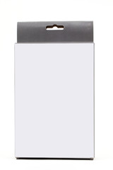 Package box mockup template isolated