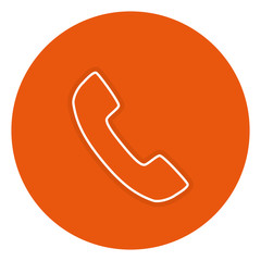 telephone service isolated icon vector illustration design