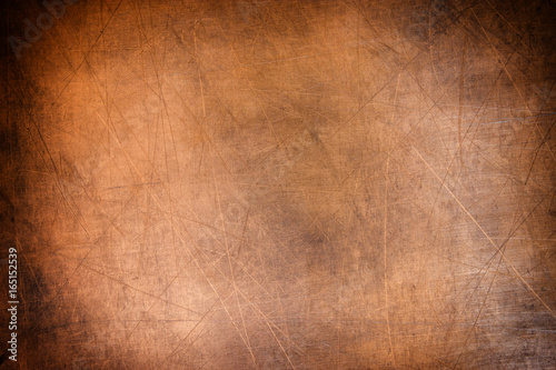 Old Metal Plate Brushed Texture Copper Bronze Background Wall Mural Dmitr1ch