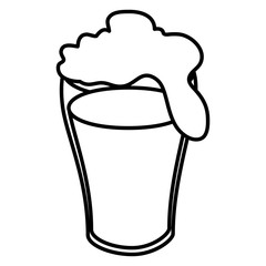 fresh beer isolated icon vector illustration design