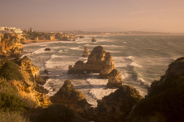 PORTUGAL ALGARVE LAGOS PONTA DA PIEDADE
