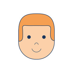 Fototapeta premium cartoon man icon