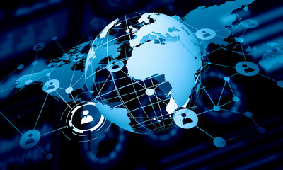 Modern connection technologies background