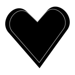 heart love card icon vector illustration design