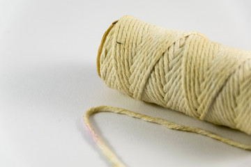 thread roll isolated on white background