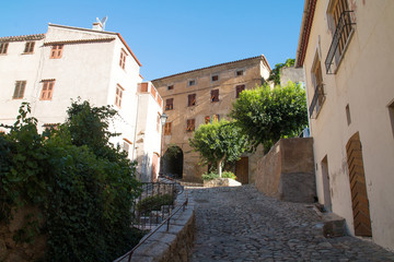Fototapeta na wymiar Village de Muro en Haute-Corse (Balagne)