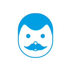 cartoon man icon