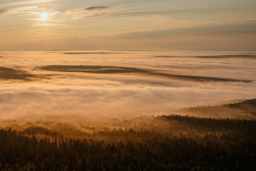 Dawn over the Foggy Valley