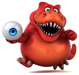 Fun dinosaur - 3D Illustration