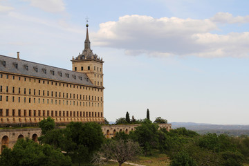 Fototapeta na wymiar The Royal Site of San Lorenzo de El Escorial, Spain 
