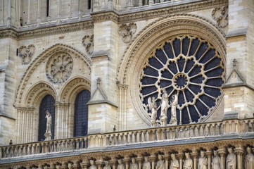 Fototapeta na wymiar Paris Historic City - Notre-Dame de paris