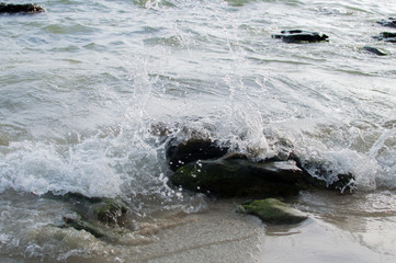 Sea shore in Sihanoukville beach