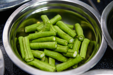 Long bean cooking