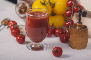 Vegetable juice or smoothie