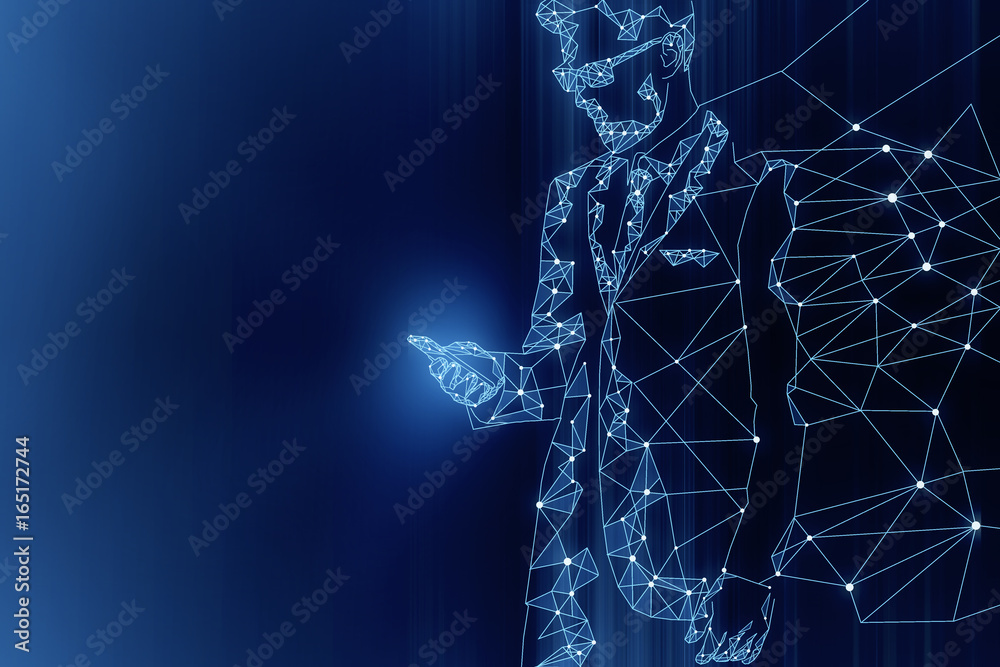Aufkleber Technology and networking concept