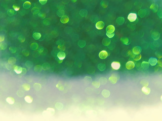 Obraz premium Beautiful blurry green background, bokeh lights