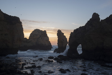 PORTUGAL ALGARVE LAGOS PONTA DA PIEDADE